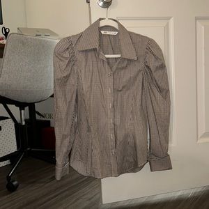 Zara button up blouse